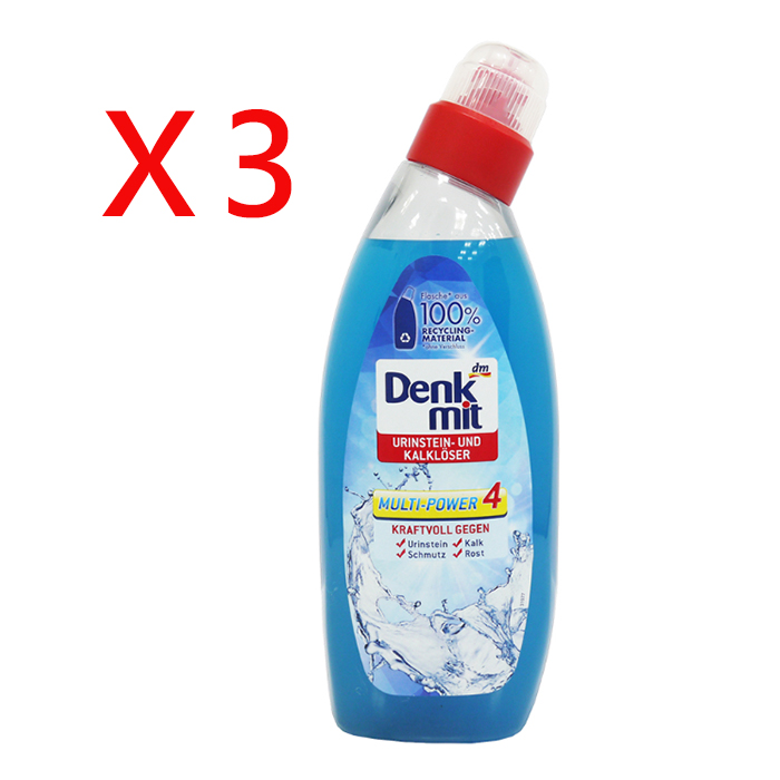 德國dm DENK MIT馬桶清潔劑3入組 750ML 3 強力 7 ELEVEN i預購