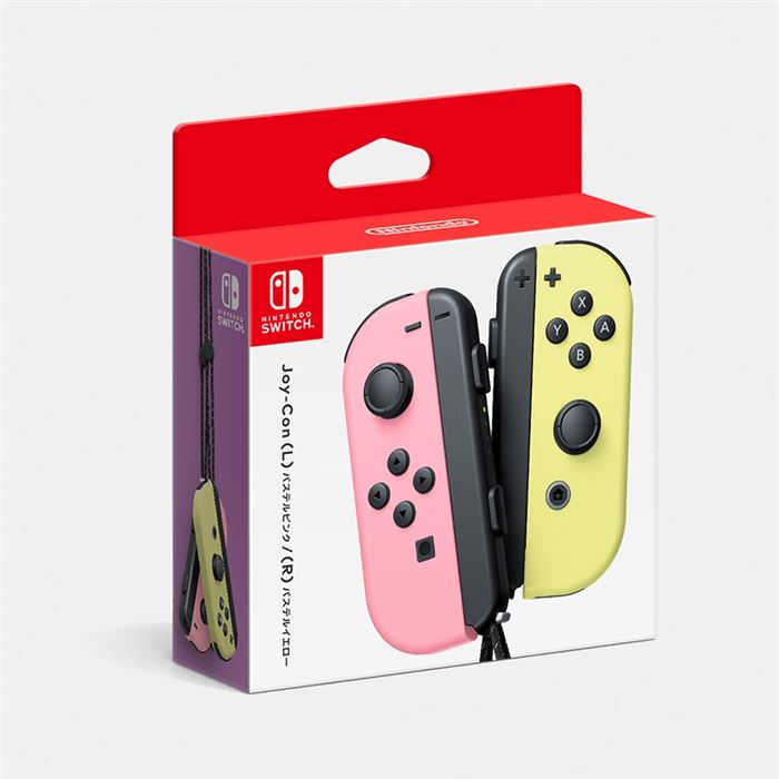 任天堂Nintendo Switch Joy-Con 控制器組（淡雅粉紅／淡雅黃） | 7-11