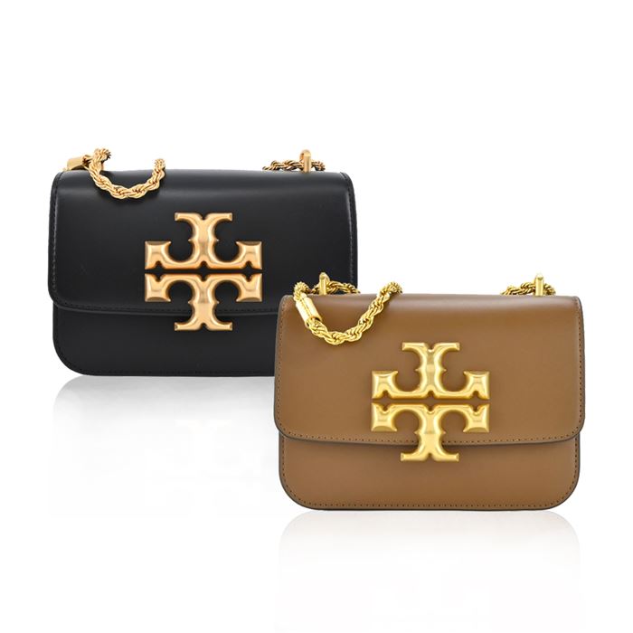 TORY BURCH ELEANOR 雙T金屬LOGO牛皮鏈帶包(二色選) | 7-11 i預購購物