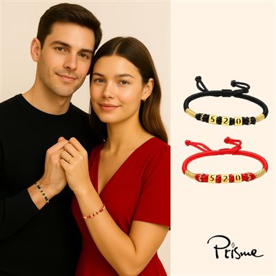 【Prisme Gold】Lover 金愛520黃金情侶編織手環 任選
