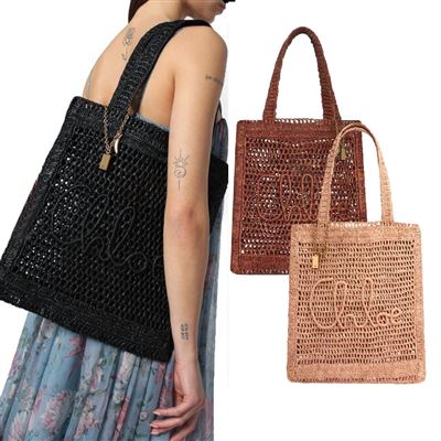 【Chloe】Summer Banana 拉菲草托特包 [平輸]