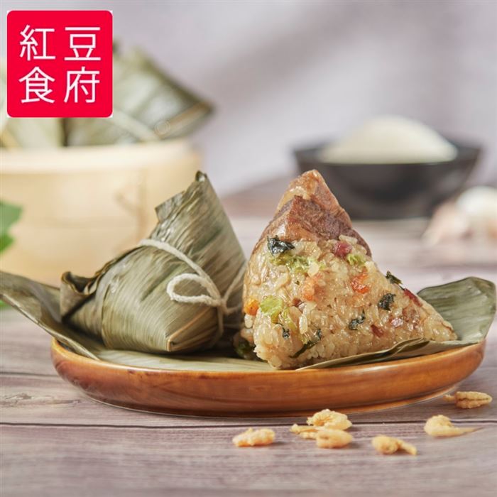 【紅豆食府】上海菜飯鮮肉粽4入禮盒