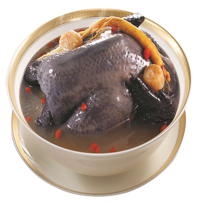 上口美食干貝人參燉烏雞