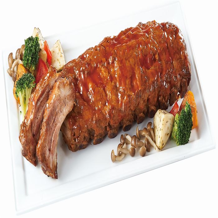 晶華栢麗廳BBQ烤肋排佐時蔬