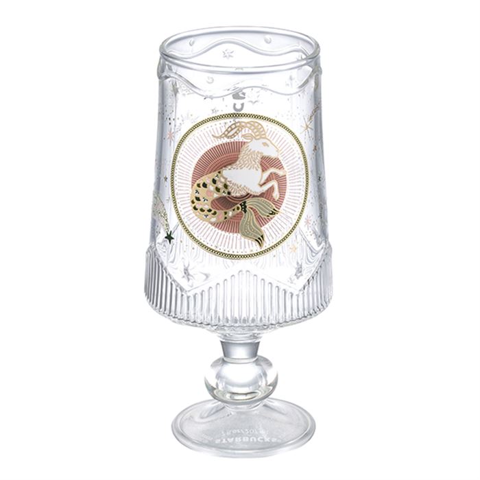 星巴克摩羯星座玻璃杯